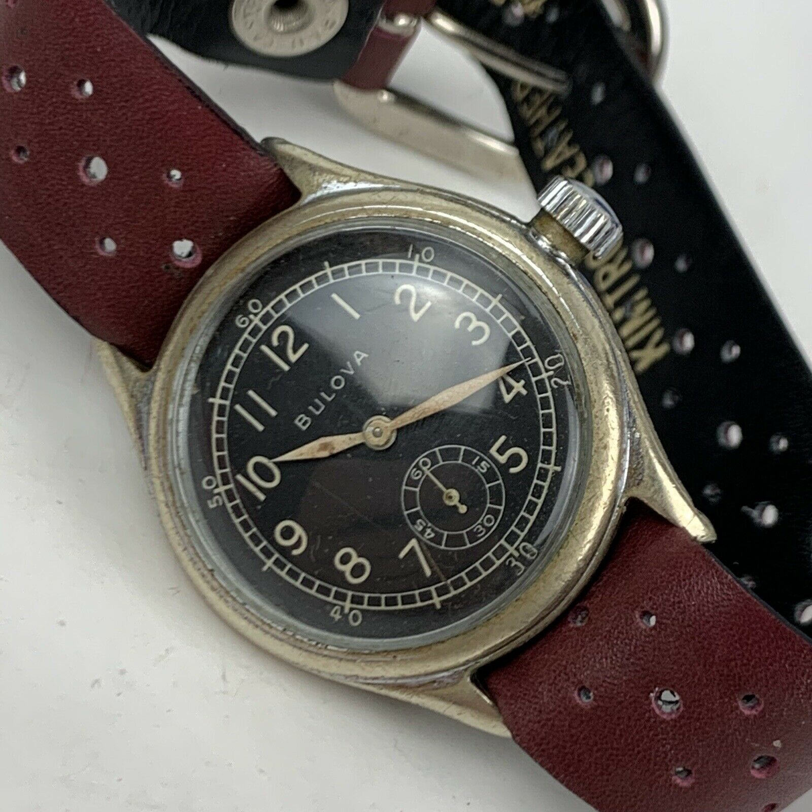 Bulova Cal. 10AK WWII U.S. Military Field Watch 15 Jewels Running Men s Watch WatchCharts