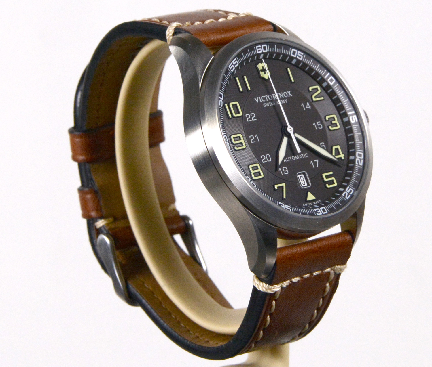 FS Victorinox AirBoss Mechanical 241507 Dark Grey Dial Automatic 42mm ETA 2824 2 Watcch WatchCharts