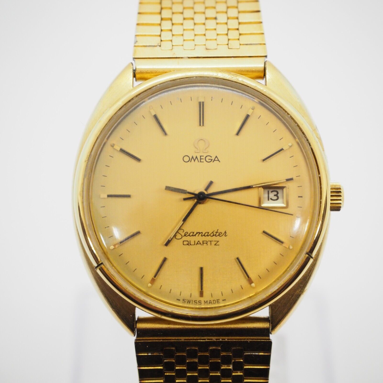 Omega Seamaster Quartz Full Gold – Luxo Time Firenze