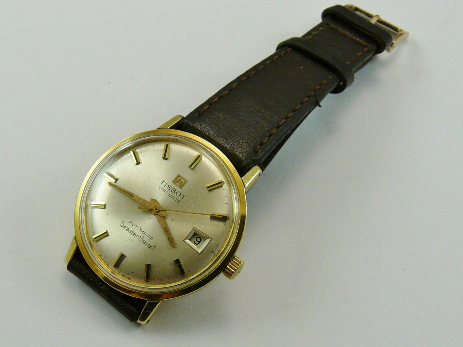 VINTAGE 1960s TISSOT SEASTAR SEVEN AUTOMATIC GENTS WRISTWATCH