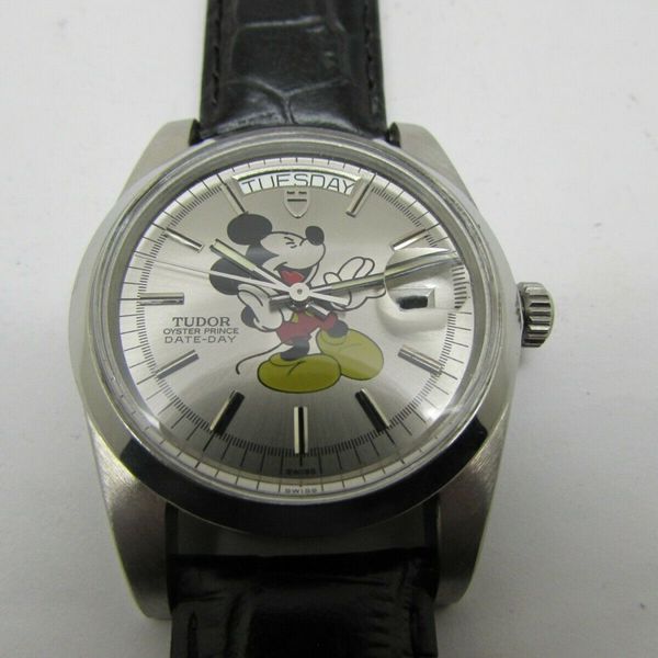 Vintage Tudor Prince Oyster Day Date Mickey mouse Automatic Men