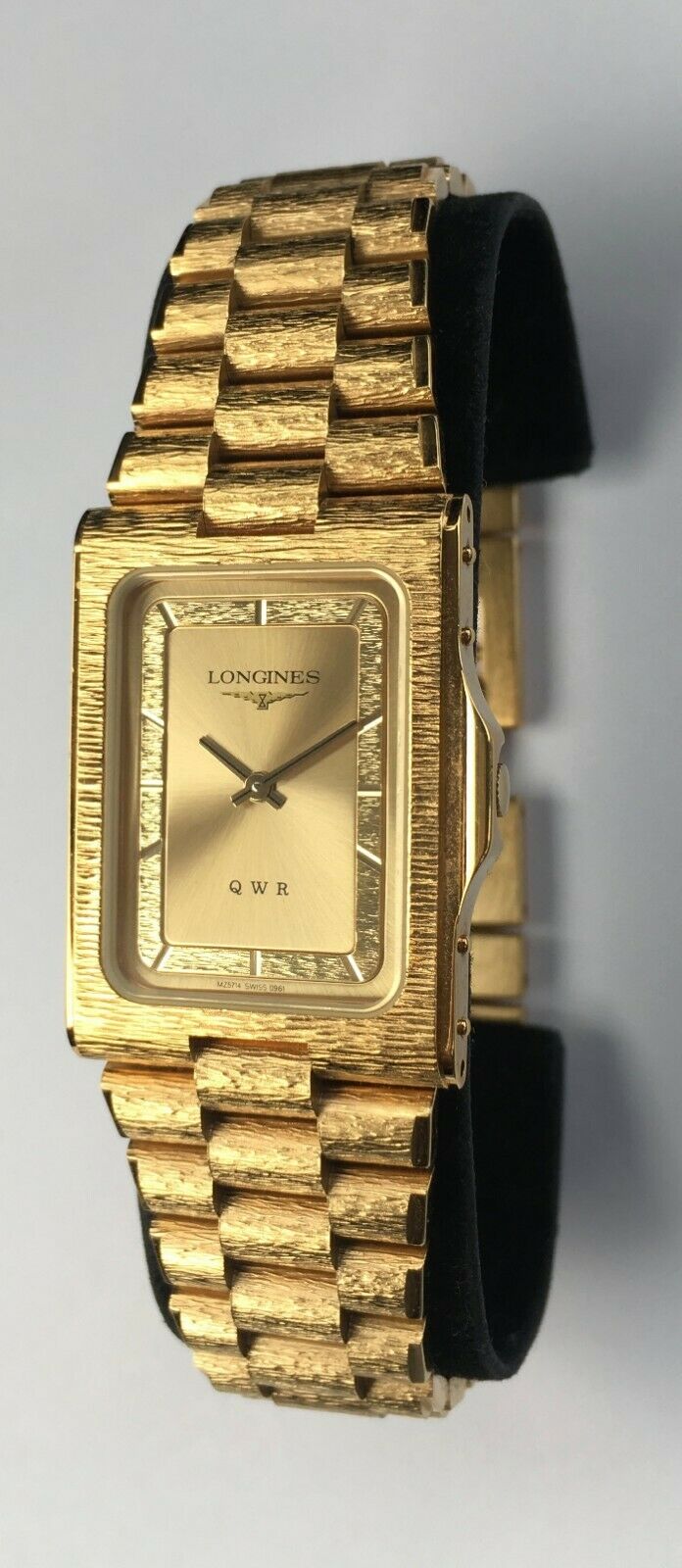 Vintage Longines 5 Jewels Quartz Gold Plated CMZ 5714 FRANCE Mint