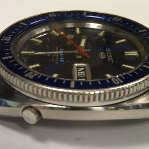SOLD: Vintage Seiko 5 Sport 70m 6119-8121 Blue Dial & Bezel | WatchCharts