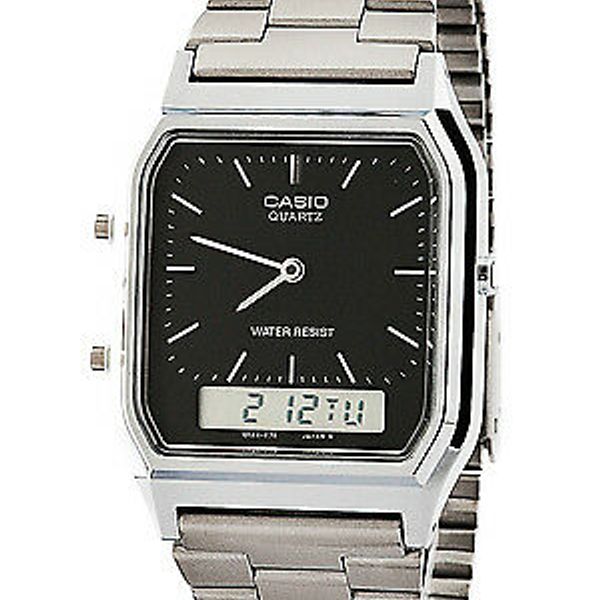 Casio New AQ230A1D Retro Digital Analog Alarm Mens Watch AQ230 AQ