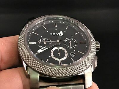 FOSSIL FS4662 CHRONOGRAPH 24 HOURS DUAL TIME DATE W.R. 5 ATM