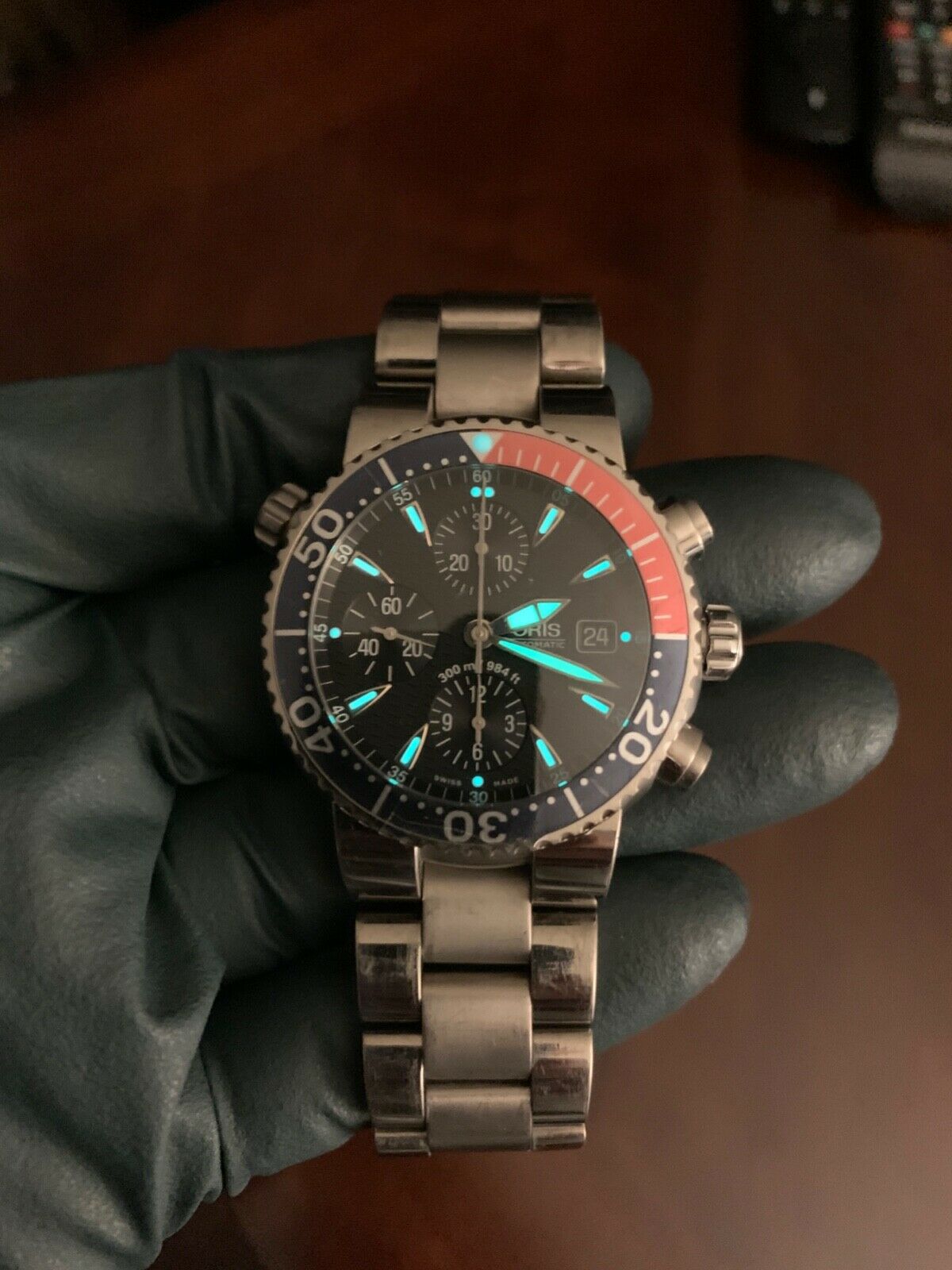 oris tt1 titanium chronograph