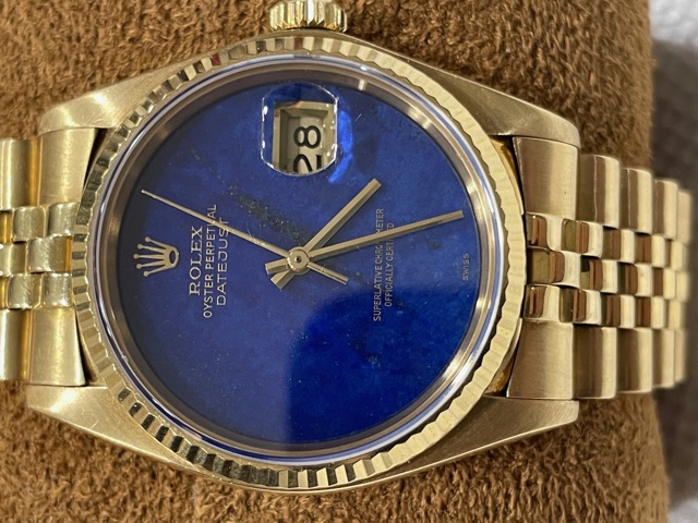 Rolex datejust lapis clearance lazuli