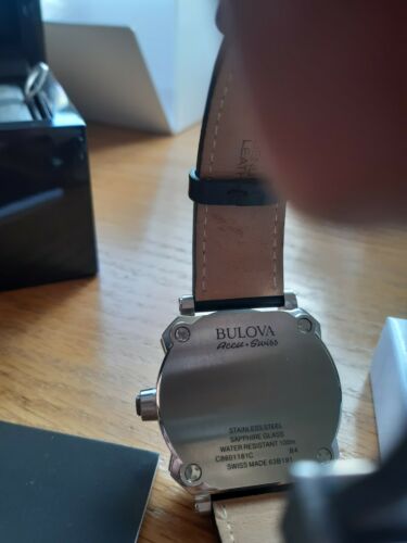 Bulova 63B191 Gent s Accu Swiss Percheron Wristwatch WatchCharts