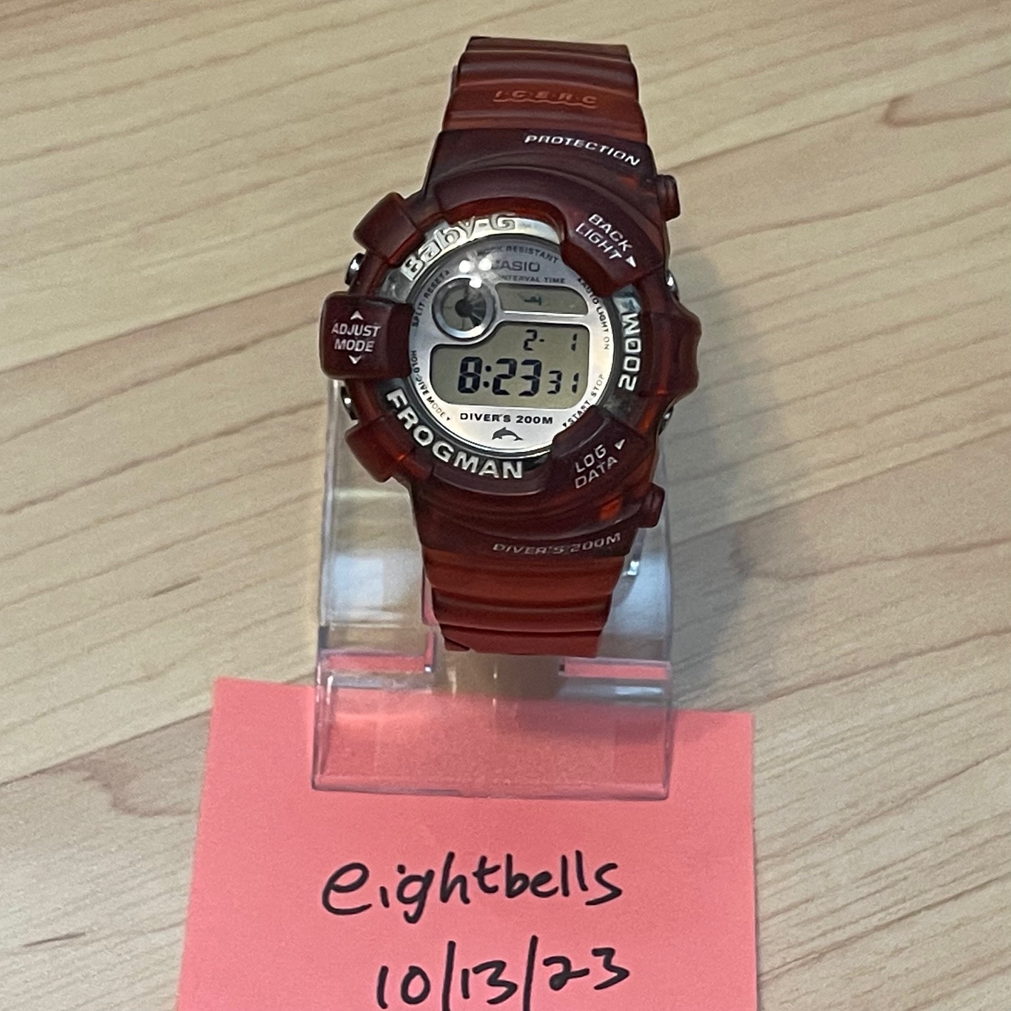 WTS] Casio G-Shock Baby-G Frogman Candy Apple Red WCCS BGW-100WC