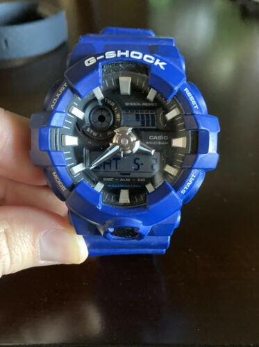 Casio WR20BAR G-Shock Watch - Blue Excellent Condition