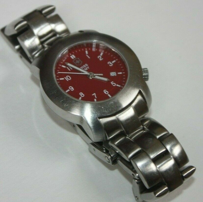 Cherry red swiss army watch hotsell