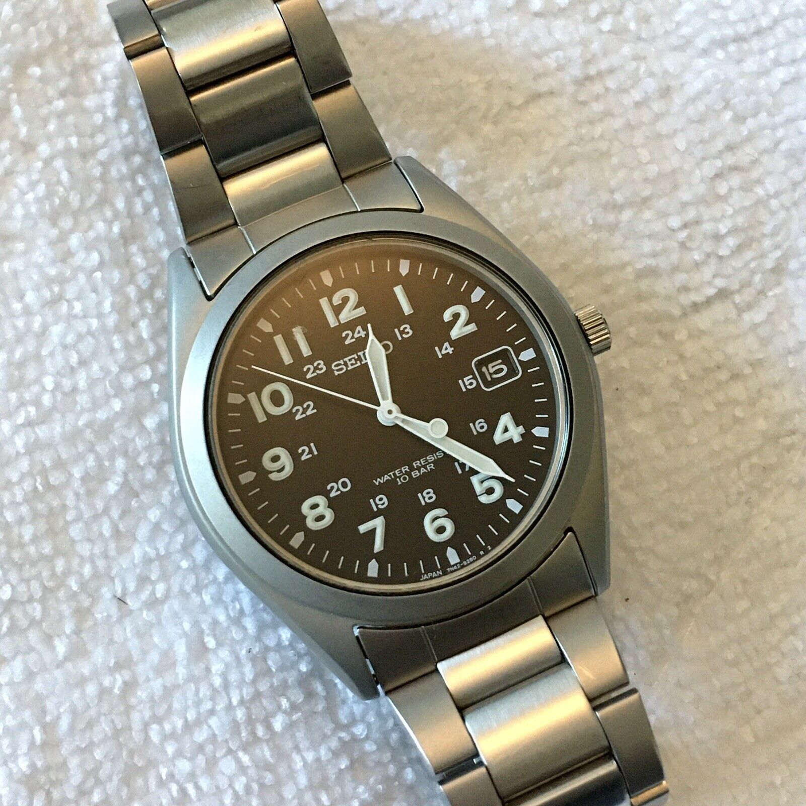 Seiko Spirit SBCA001 Military Style Quartz Watch 7N42-8260