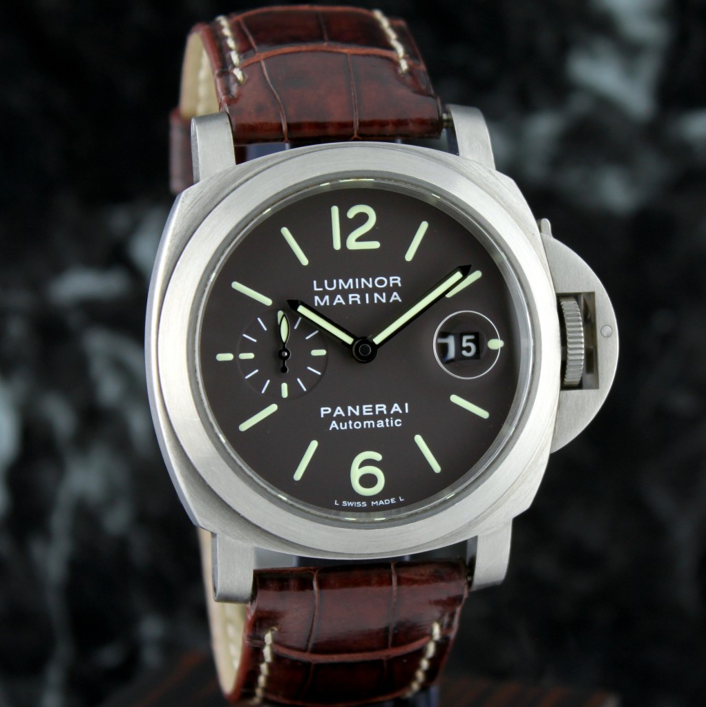 FS Panerai PAM 240 LUMINOR MARINA AUTOMATIC 44mm Titanium Tobacco