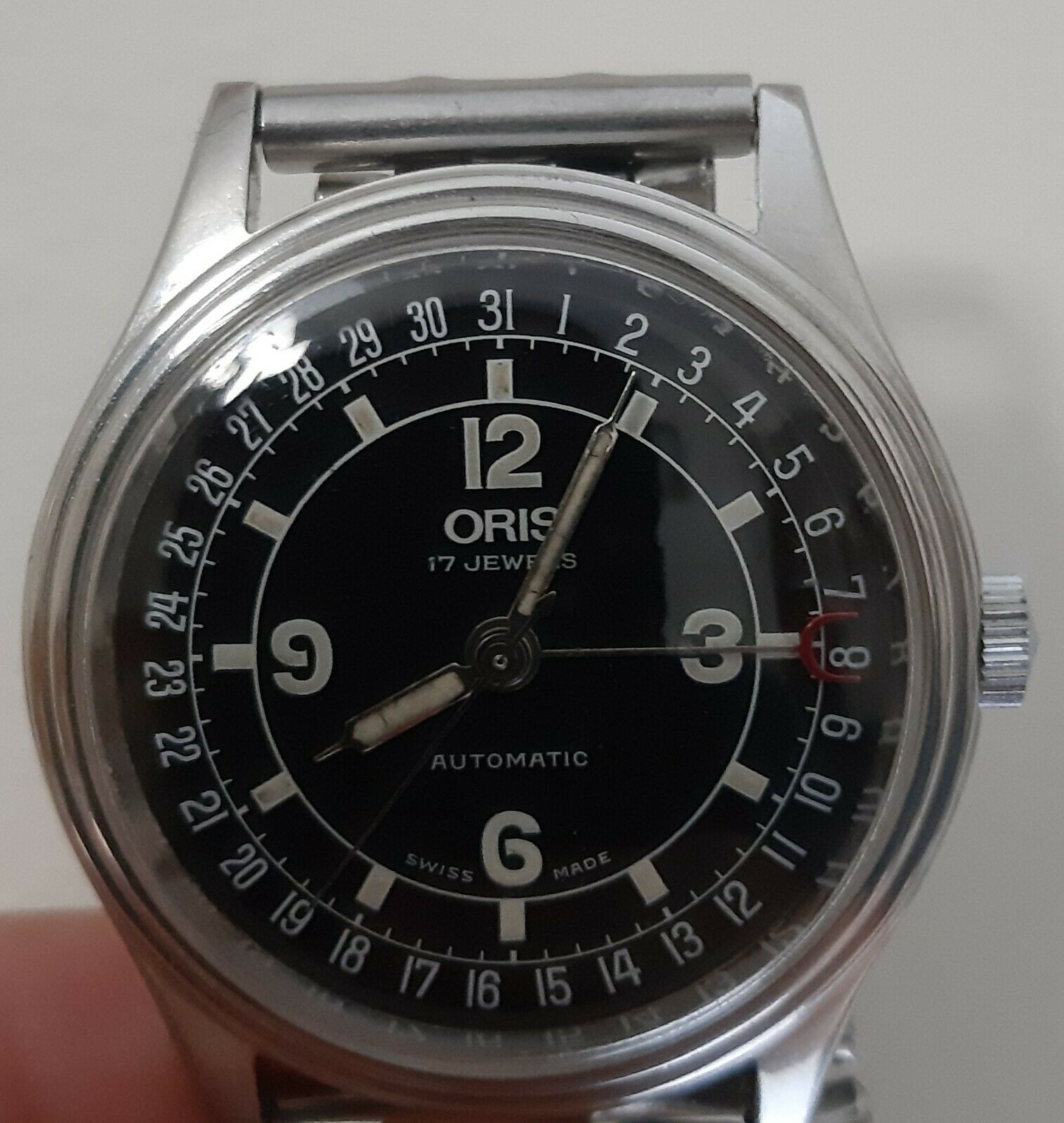 ORIS 7403 40B Pointer Date Automatic eta 2688 Stainless Steel 34mm