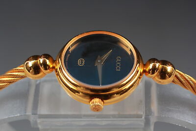 ◇N MINT w/ Box◇ Vintage Gucci 2700L Ladies Bangle Watch