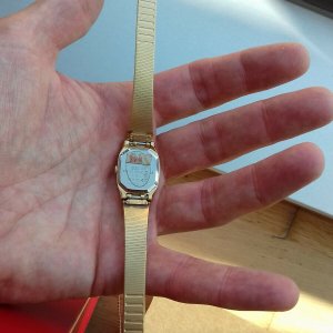 Seiko 1400-8230 gold plated vintage collection us japan watch uhr
