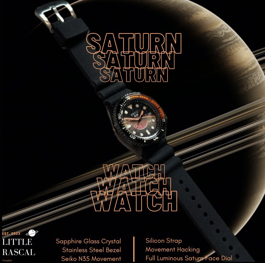 Lil Rascal SATURN Watch Seiko NH 35 Mod WatchCharts Marketplace