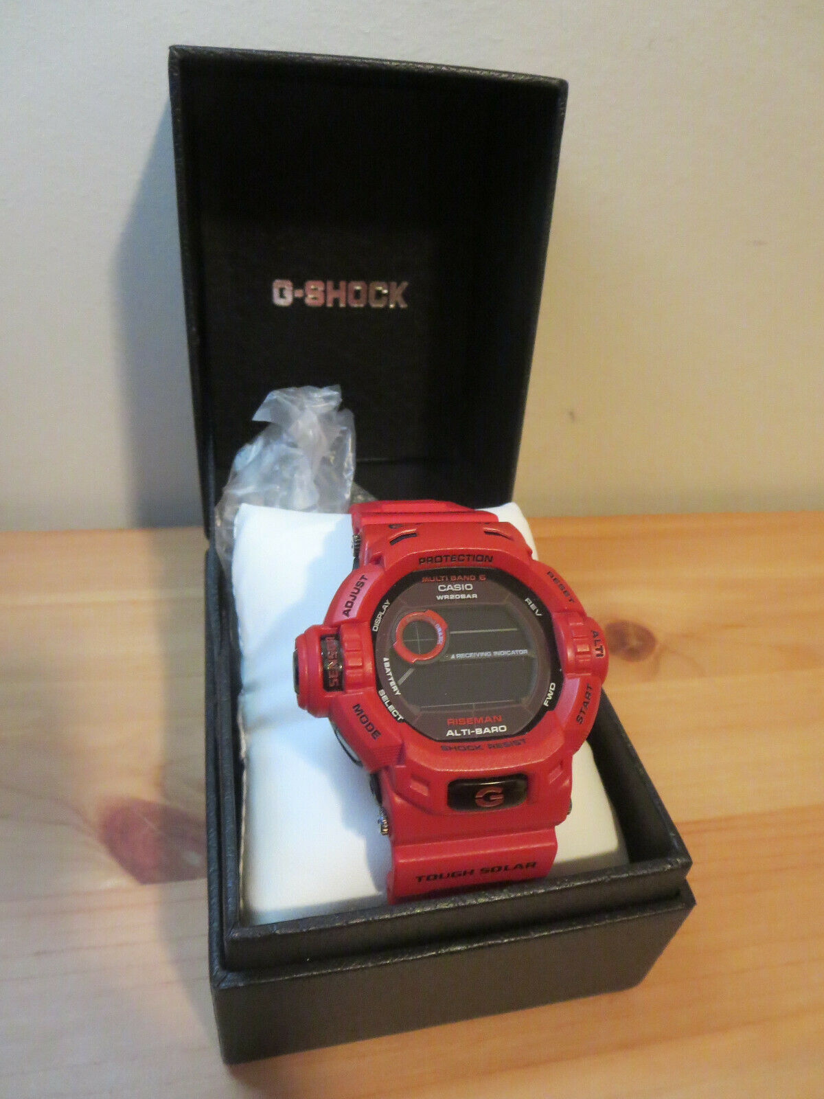 Casio G Shock Riseman Burning Red GW-9200RDJ-4JF Watch