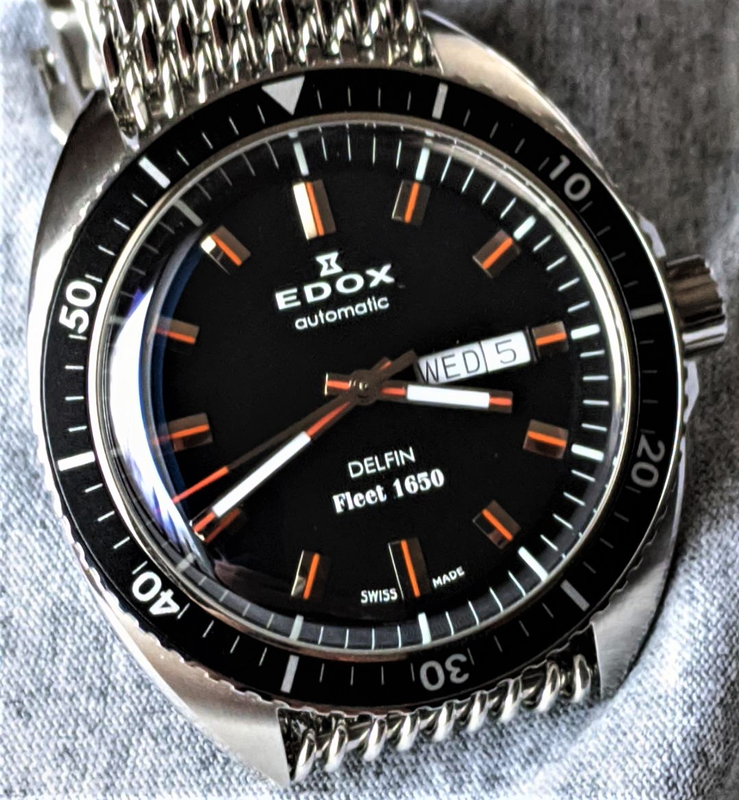 edox delfin fleet 1650 automatic watch