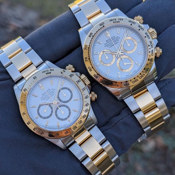 [WTS] Rolex Daytonas 16523 & 116503 18k Gold + Steel 40mm | WatchCharts ...