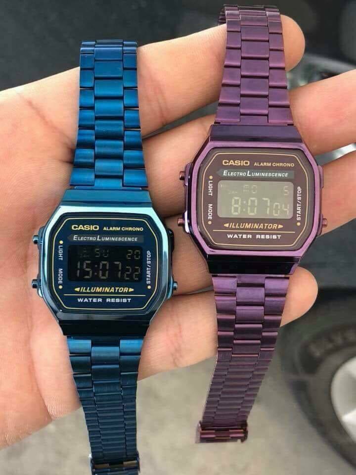 Casio electro outlet luminescence purple