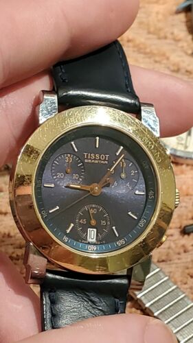 RARE 18kt Gold Bezel Tissot Seastar Chronograph L396 WatchCharts