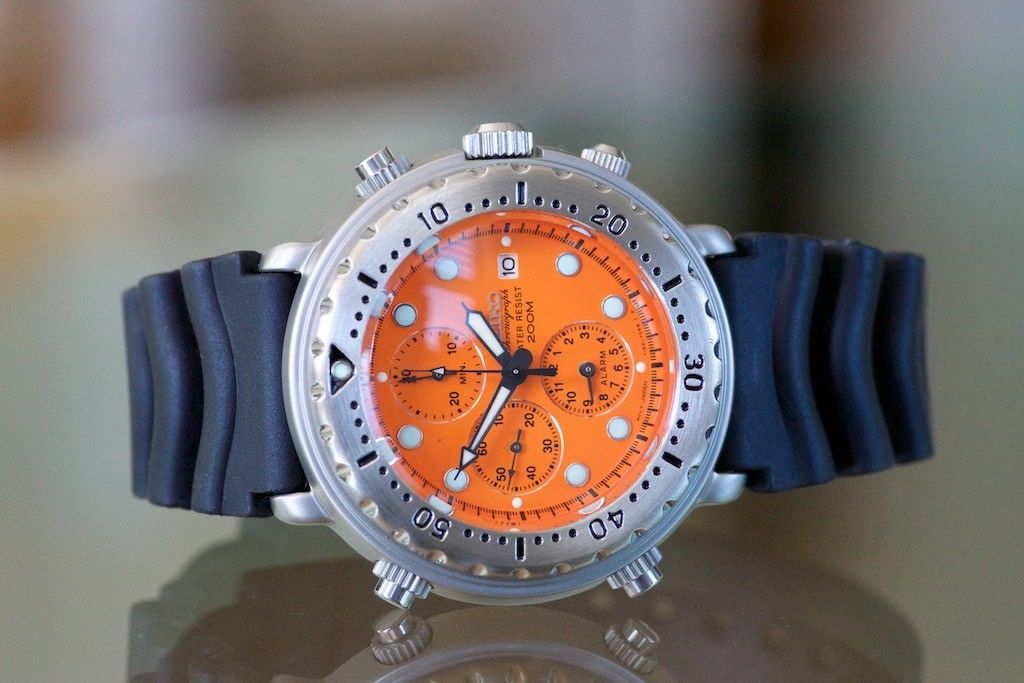 腕時計(アナログ) Seiko Italian Tuna Orange Diver Seiko Italian Tuna Orange Diver SLN003P1 #M0011 | WatchCharts