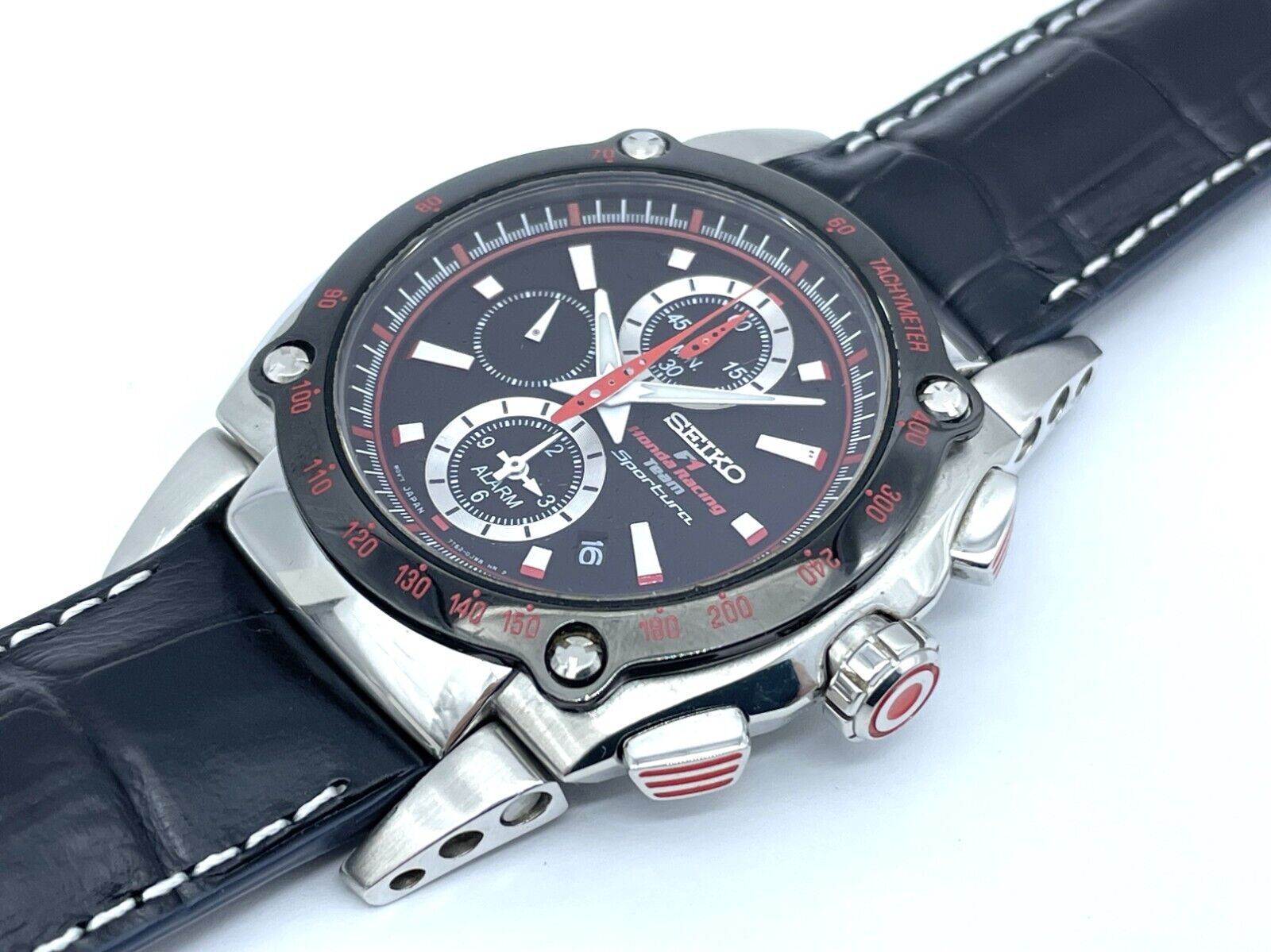 Seiko Sportura F1 Honda Racing Team Alarm Chronograph SNA749