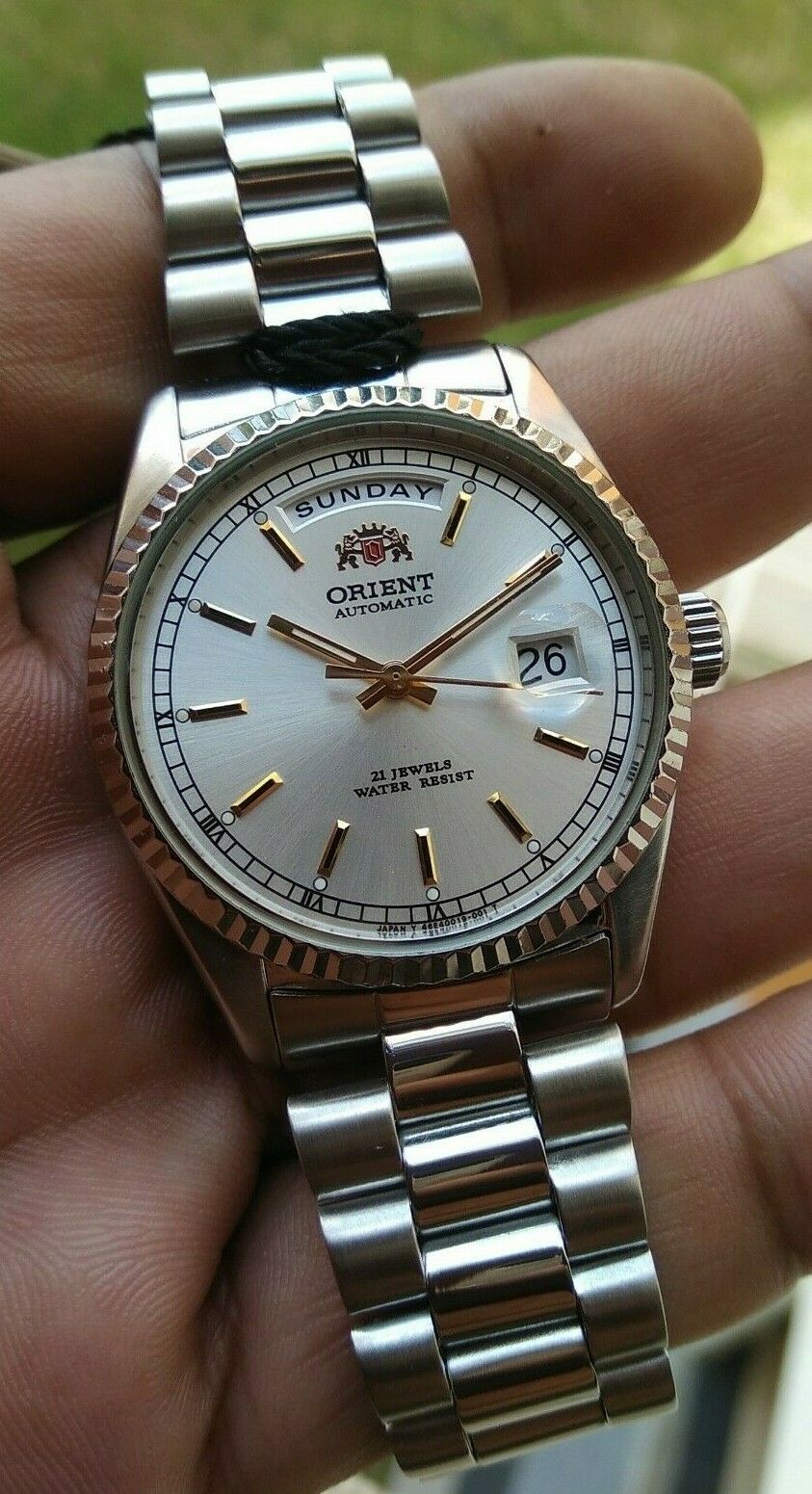 orient fluted bezel