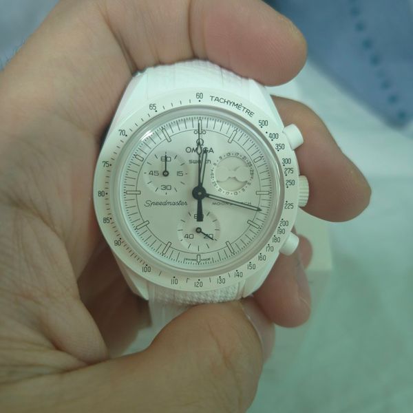 Cheapest Omega Swatch Snoopy Moonswatch Collection white | WatchCharts ...