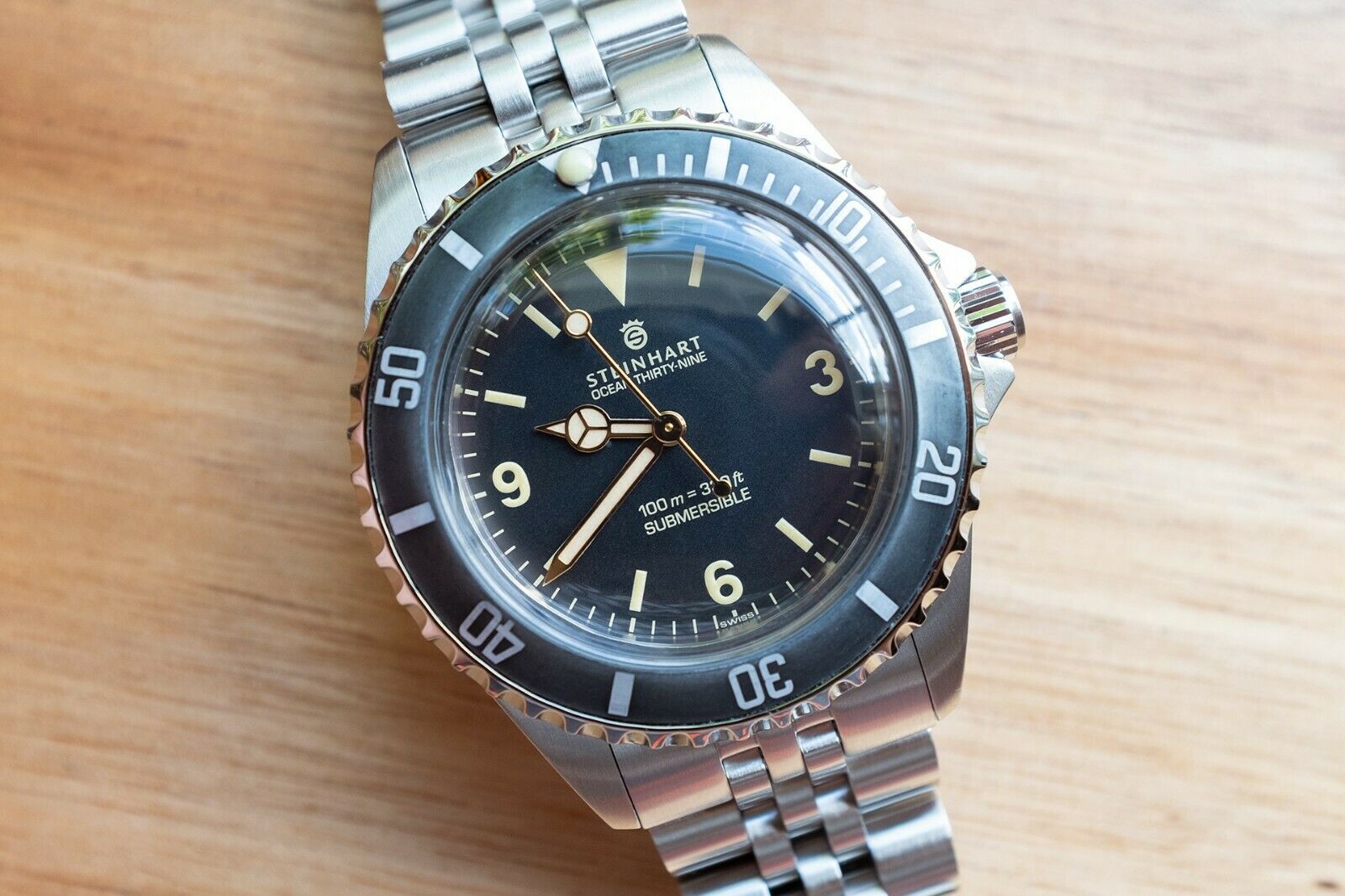 Steinhart Ocean 39 Explorer PLEXI - Gnomon LE - Jubilee - Ghosted