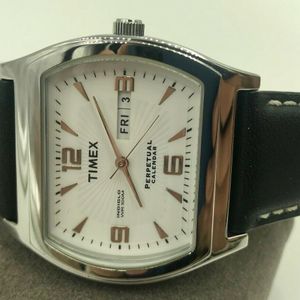 Timex Gent's Perpetual Calendar Wristwatch Indiglo WR 100m T2D361 |  WatchCharts Marketplace