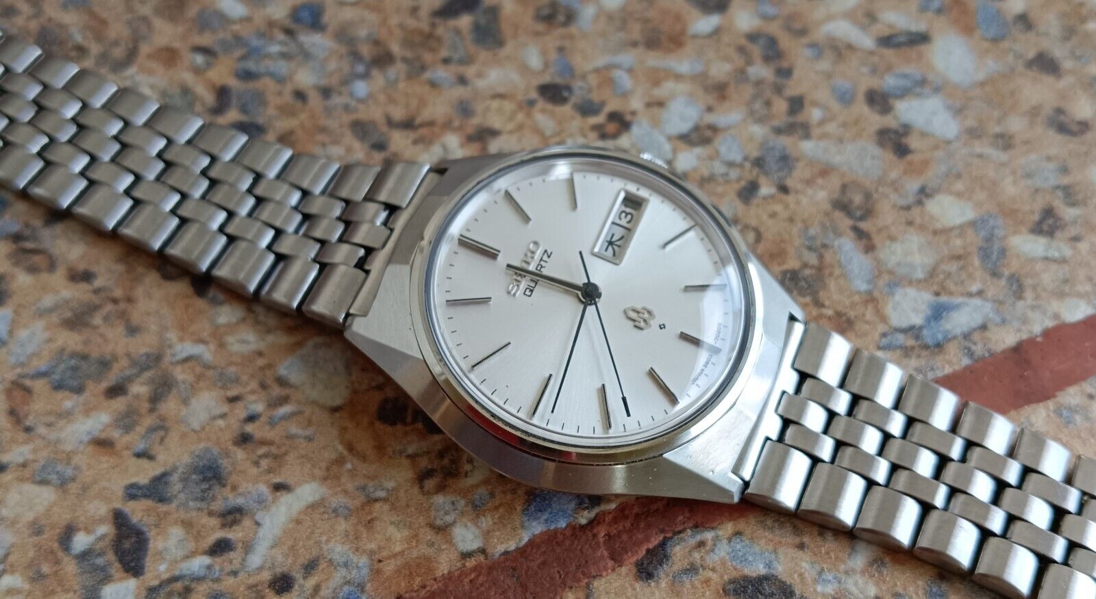 7-4579 SEIKO 3802-7010 クォーツ 腕時計 ブラック Yahoo!オークション 