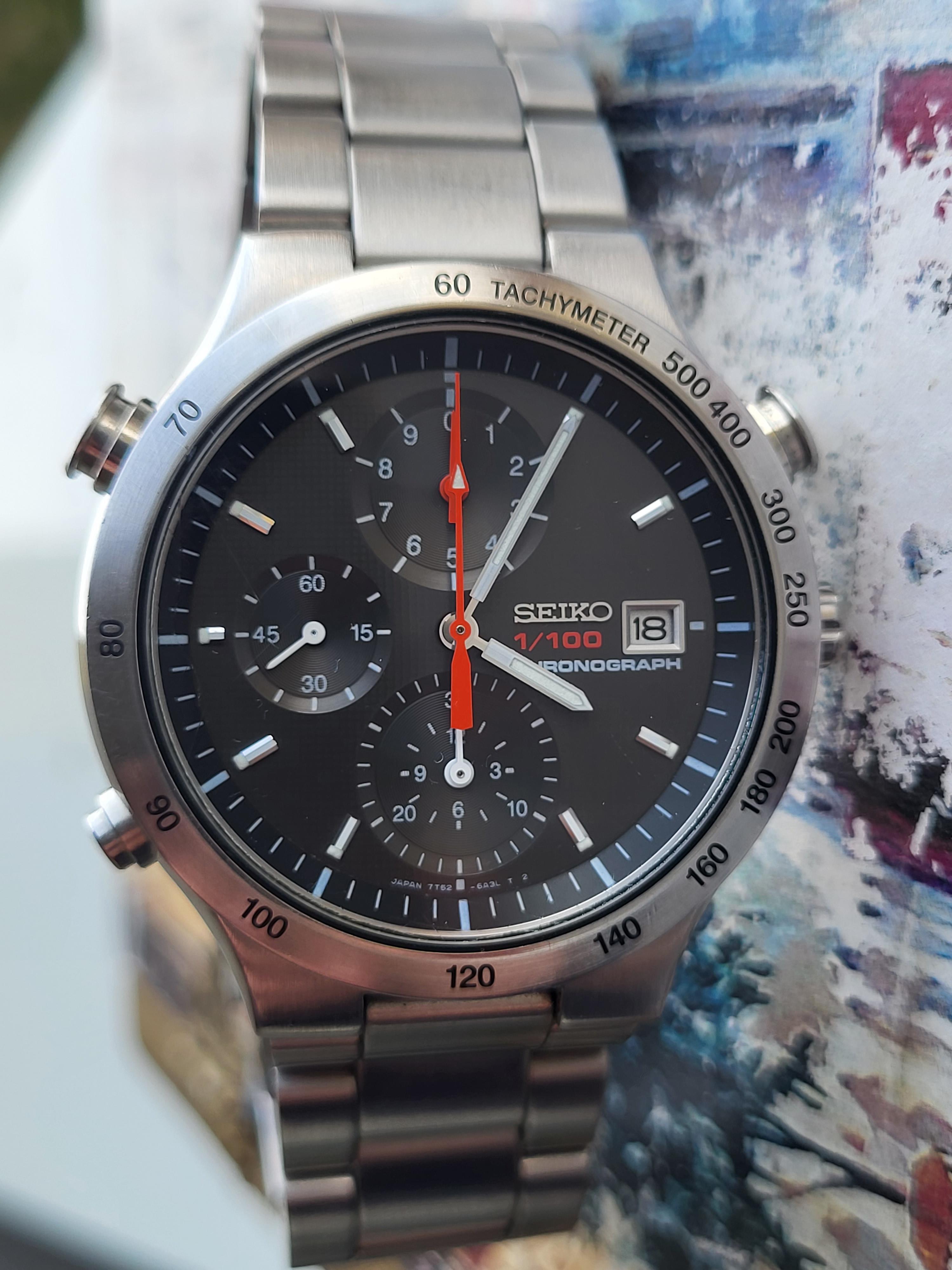 WTS] Seiko 7T52-6A30 1/100 Chronograph JDM Speedmaster | WatchCharts