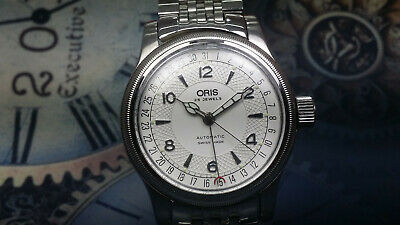 Oris 25J Automatic Eta 2846 Movement Mens Analog Calender Dial