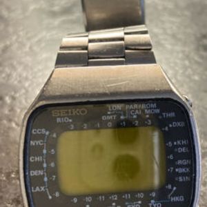 Seiko Vintage digital watch for spares or repair. M158 5009 Battery Cover  Miss | WatchCharts