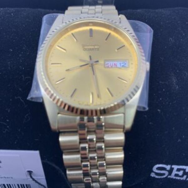 SEIKO CORE SGF206 Gold-Tone Stainless Steel SEIKO Quartz SGF206-NEW ...