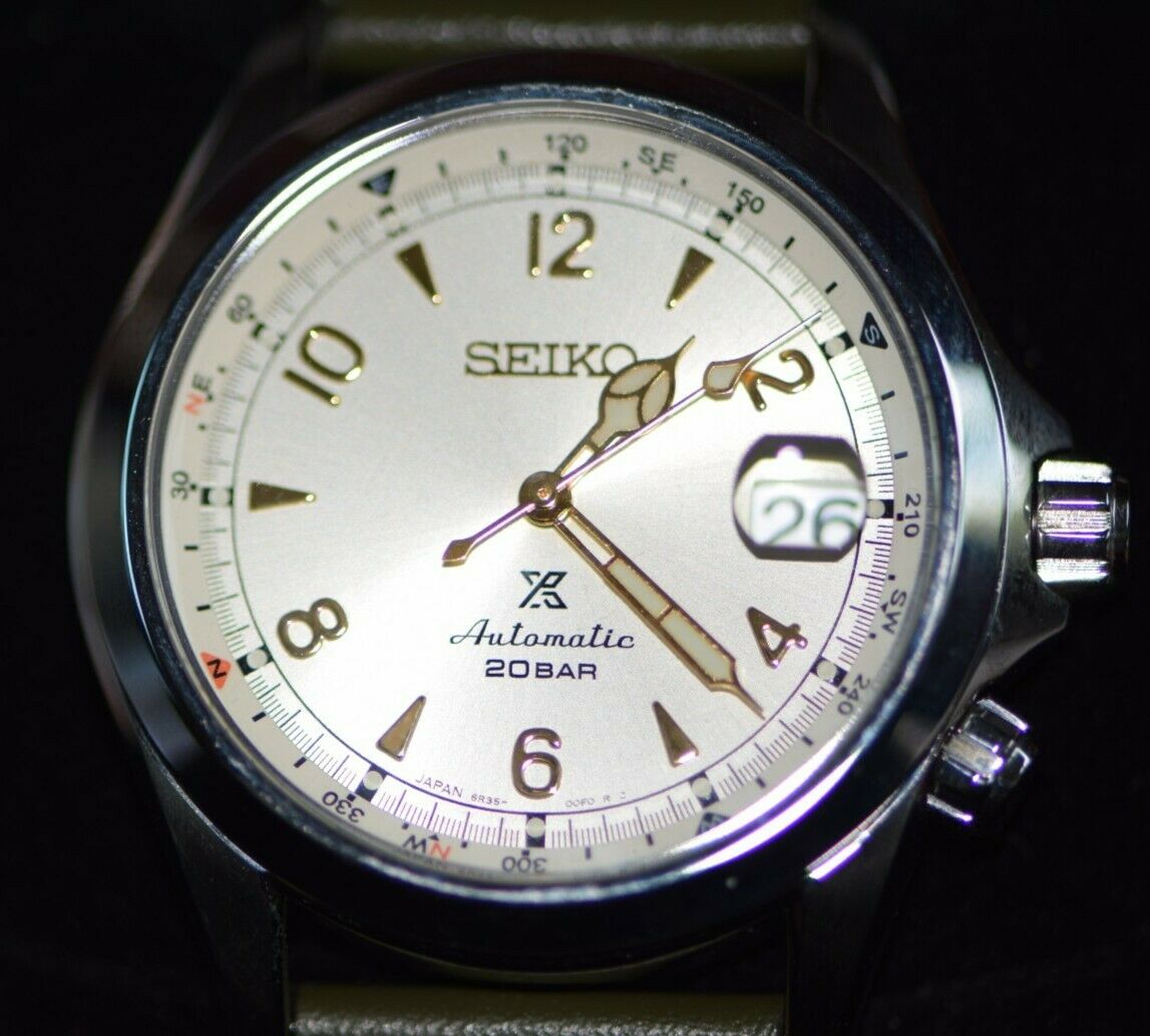 Seiko SPB123 Prospex Alpinist Men's Wristwatch, box and warranty, MINT ...