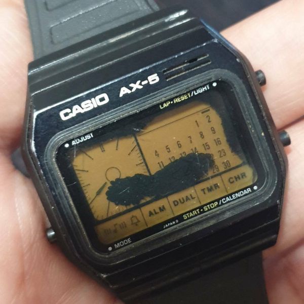 Casio AX-5 Model. 118 Alarm Dual Timer Chronograph Digital