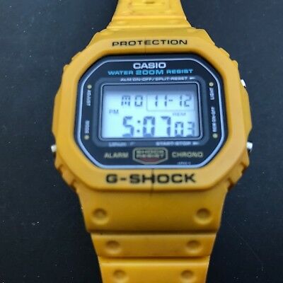 Very Rare & Vintage 1987 CASIO G-Shock DW-5600C-9BV (691) Yellow