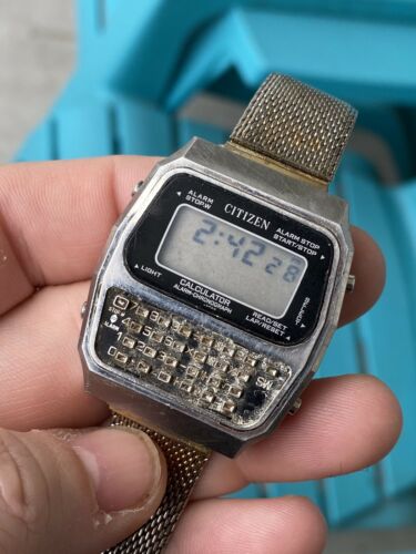 Vintage Citizen Calculator Watch 49-9714 | WatchCharts Marketplace