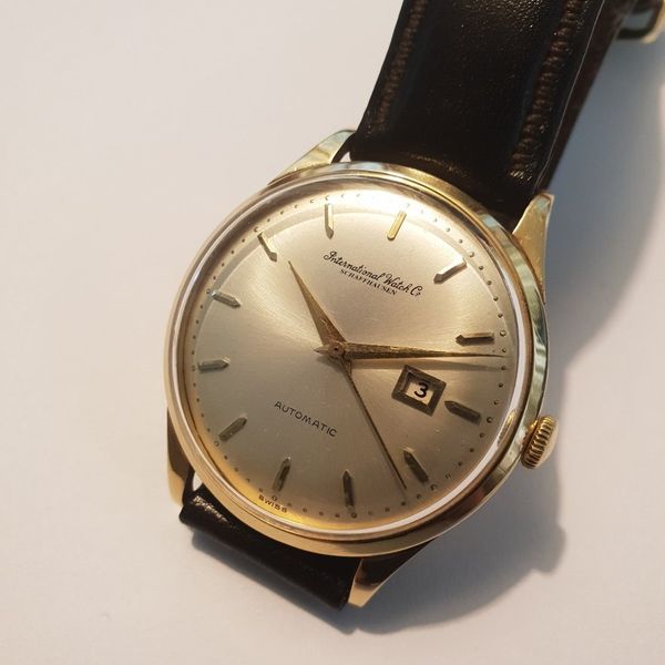 SOLD FS IWC 18ct gold automatic watch | WatchCharts