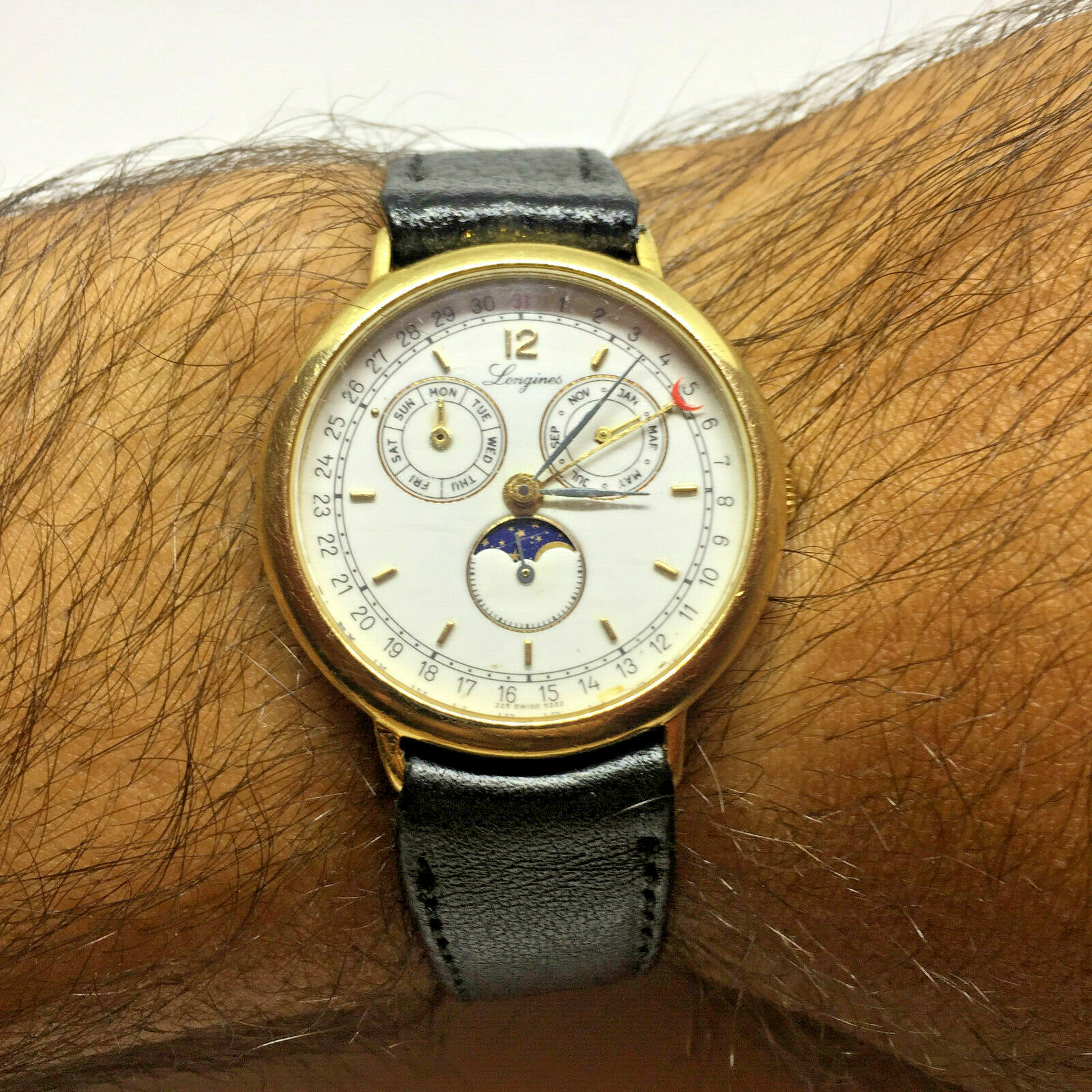 Longines charleston moonphase best sale