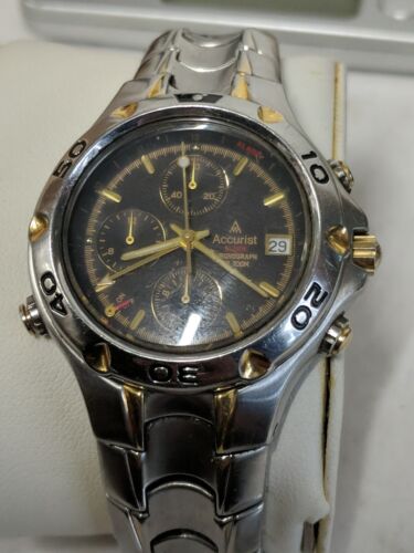 ACCURIST CHRONOGRAPH ALARM WR100 NOT WORKING WatchCharts Marketplace