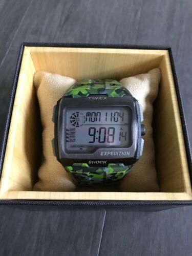 timex men's expedition grid shock digital strap watch