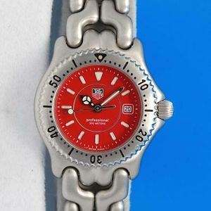 TAG Heuer セルシリーズ　WG131C レッド Ladies Tag Heuer Link SEL S/el SS watch - RED Dial - WG131C