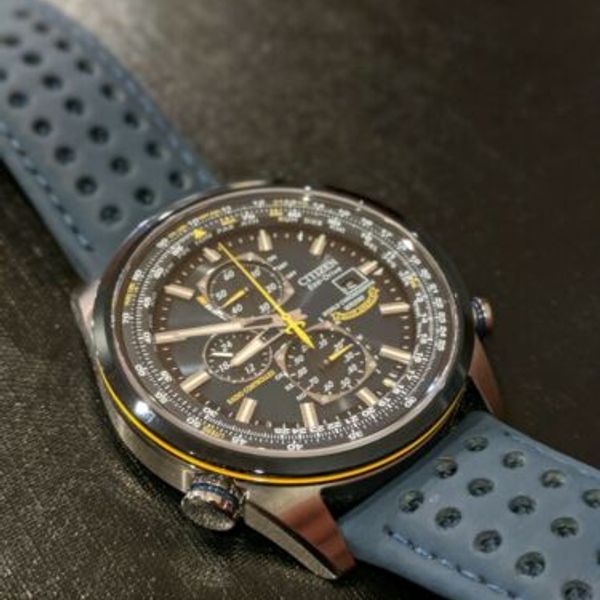 Citizen AT802003L Mens Watch Blue Angels World Chronograph EcoDrive