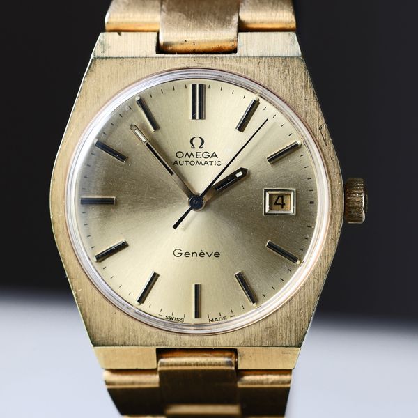 1973 OMEGA GENEVE MEN WRISTWATCH Ref 166.0099 Cal 1481 Automatic G.P ...