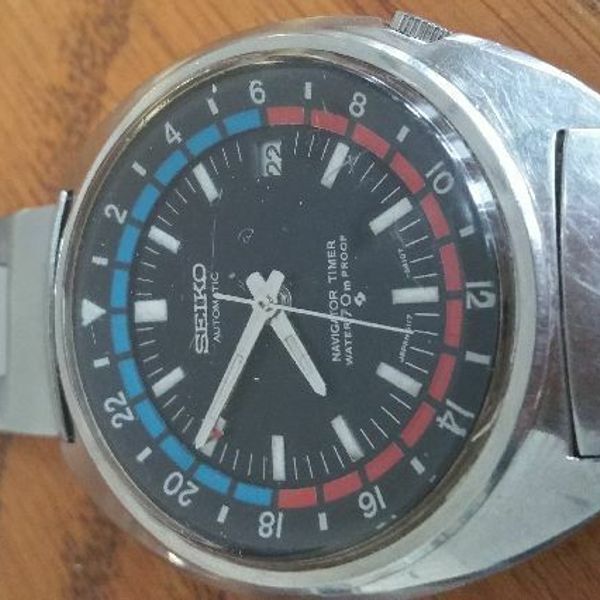 Seiko 6117-6410 navigator timer watch | WatchCharts Marketplace