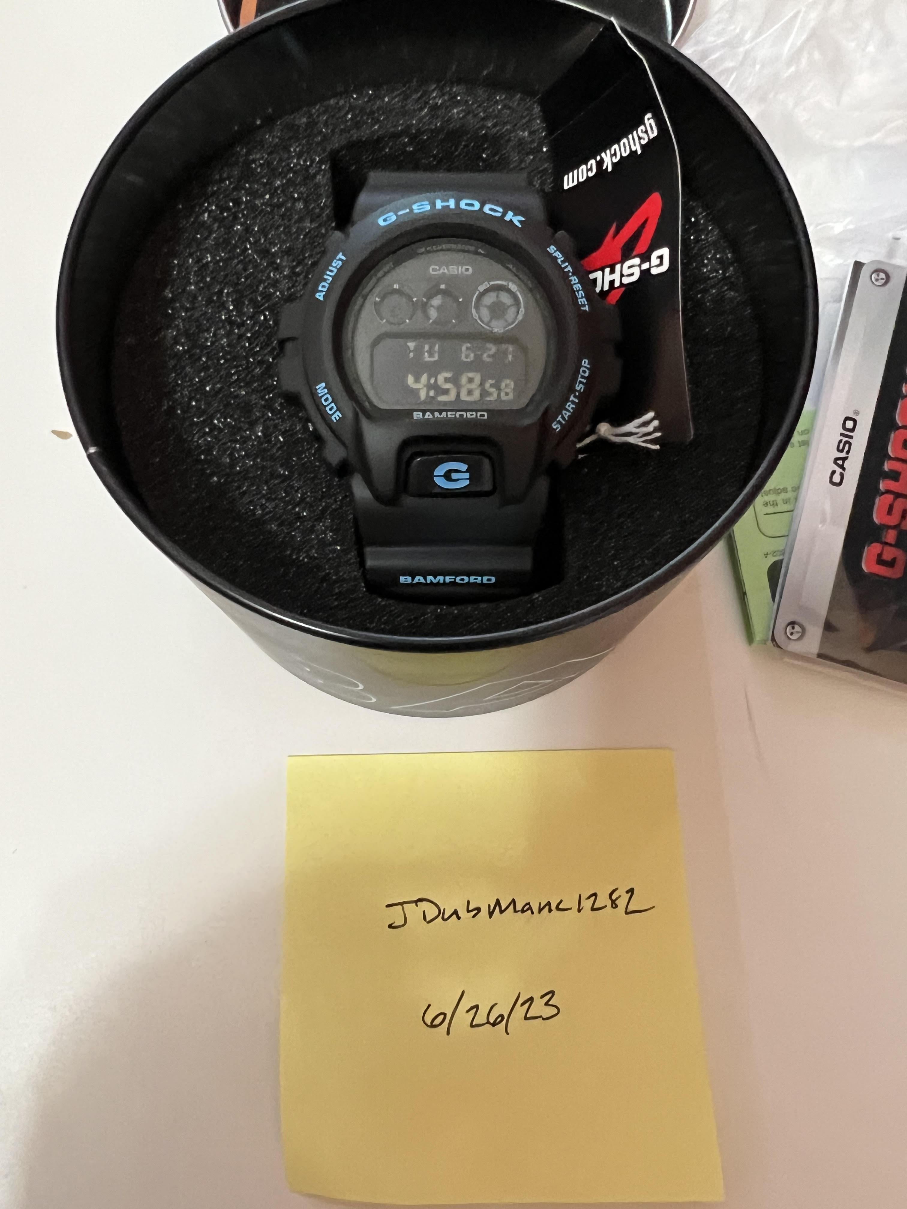 WTS] Casio G-Shock DW-6900BWD-1 Bamford Collaboration BNIB